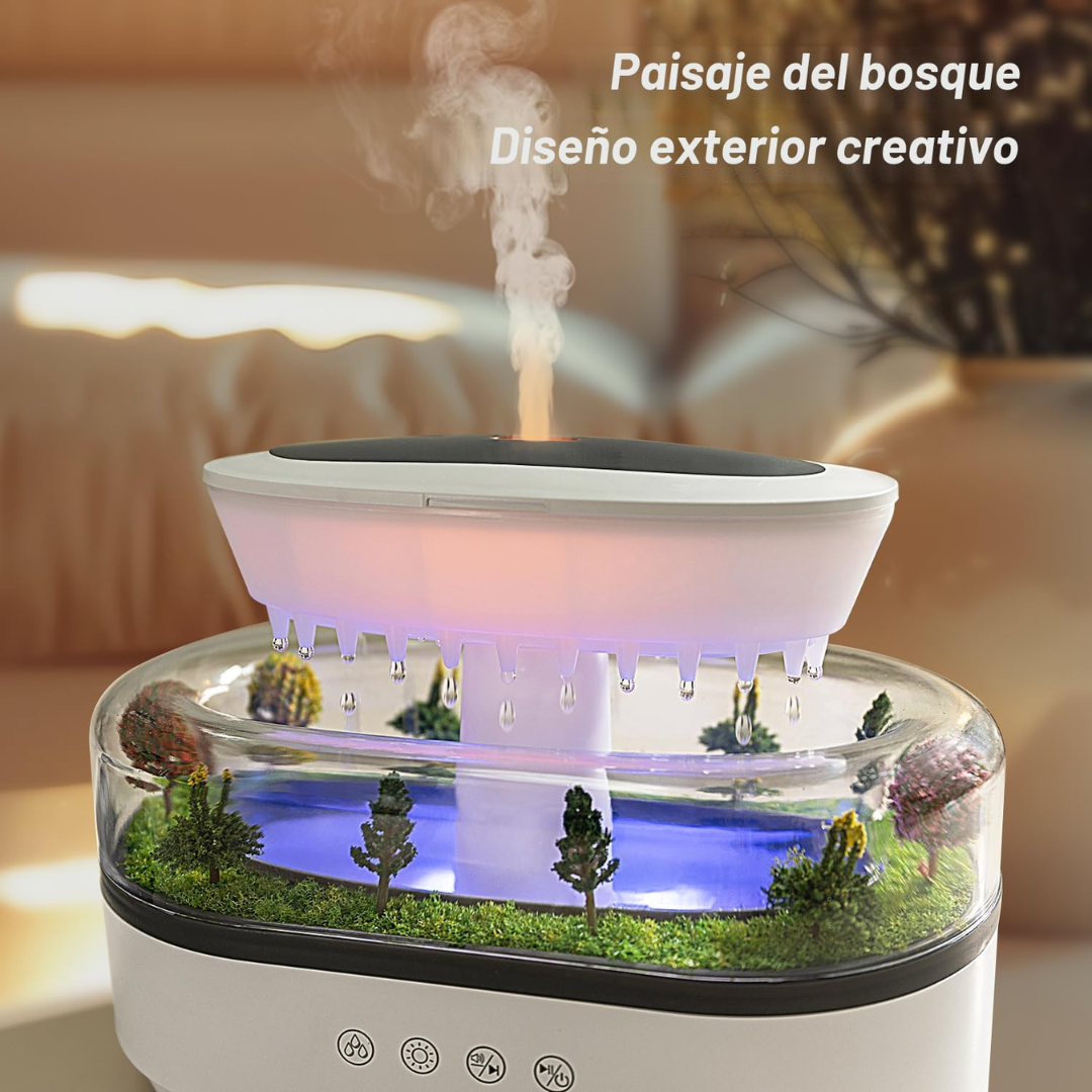 Humidificador Zoveri en ambiente de dormitorio